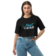 Load image into Gallery viewer, Monet Cazar Signature Loose drop shoulder crop top
