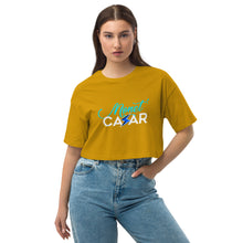 Load image into Gallery viewer, Monet Cazar Signature Loose drop shoulder crop top
